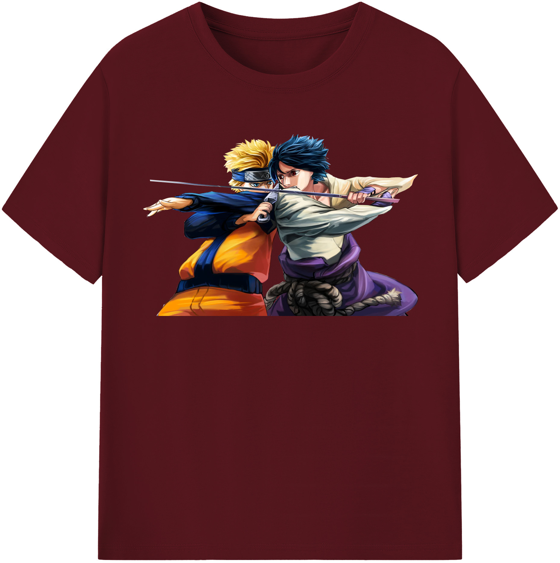 （画像用） NARUTO -ナルト- うずまき ナルト Uzumaki Naruto 綿100％半袖Tシャツ（フロントプリント）
